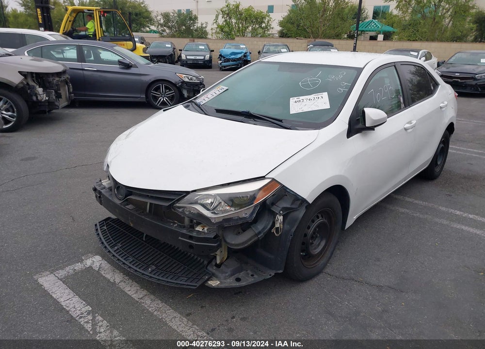 2016 TOYOTA COROLLA L VIN: 5YFBURHE5GP461728