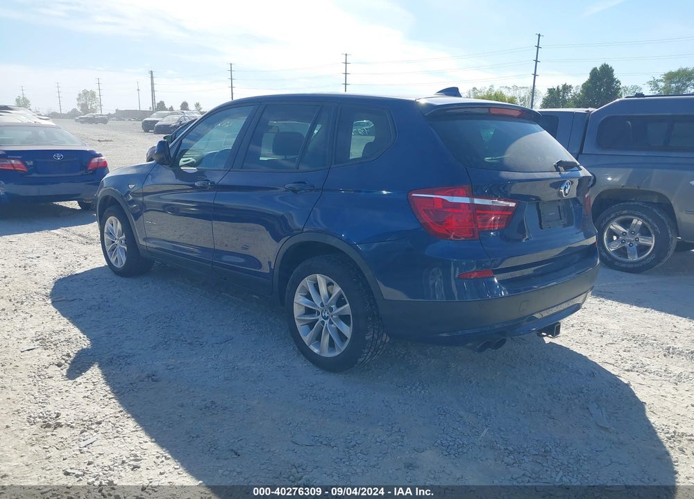 2013 BMW X3 XDRIVE28I VIN: 5UXWX9C52D0A08366