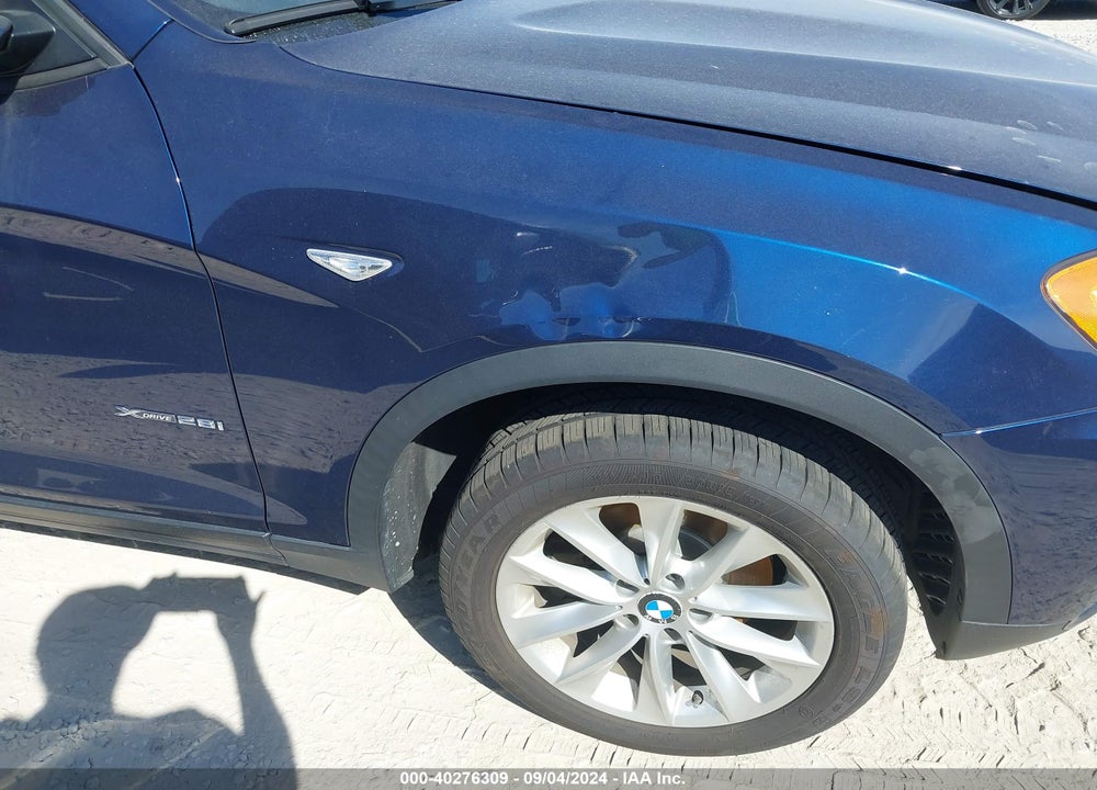 2013 BMW X3 XDRIVE28I VIN: 5UXWX9C52D0A08366