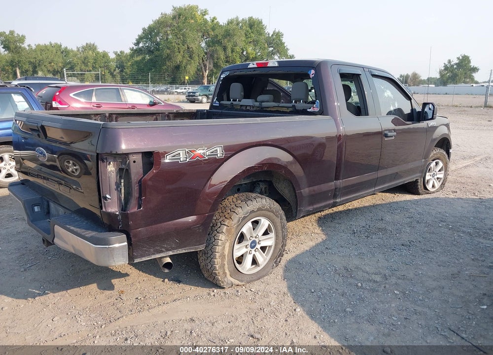 2018 FORD F-150 XLT VIN: 1FTFX1E58JKG10833