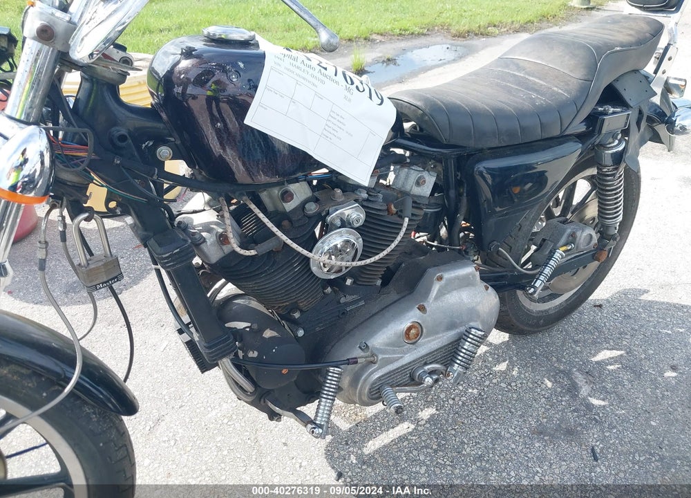 1981 HARLEY-DAVIDSON XLH VIN: 1HD1CAH10BY052844