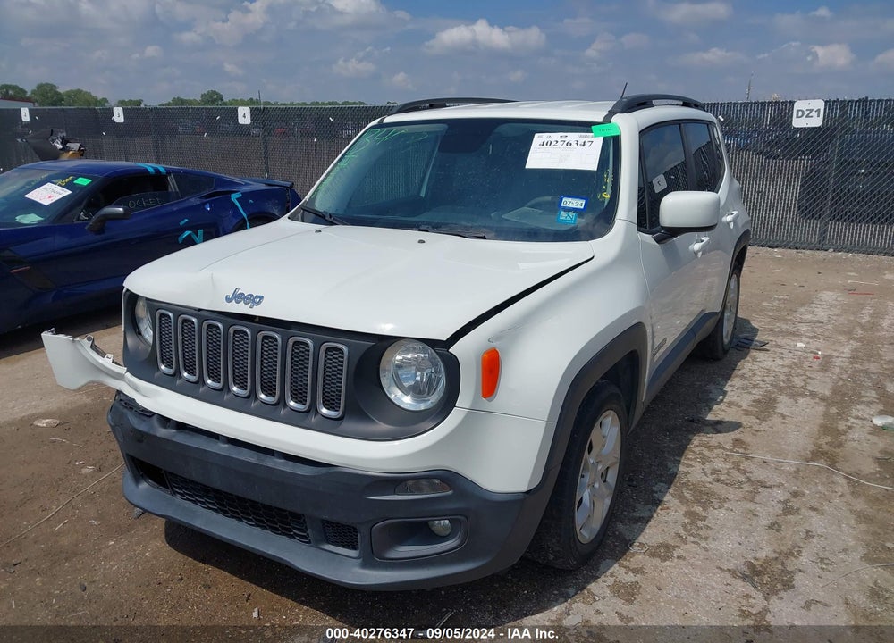 2016 JEEP RENEGADE LATITUDE VIN: ZACCJABT3GPD08744