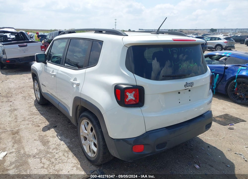 2016 JEEP RENEGADE LATITUDE VIN: ZACCJABT3GPD08744