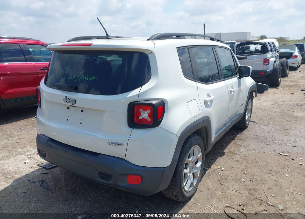2016 JEEP RENEGADE LATITUDE VIN: ZACCJABT3GPD08744