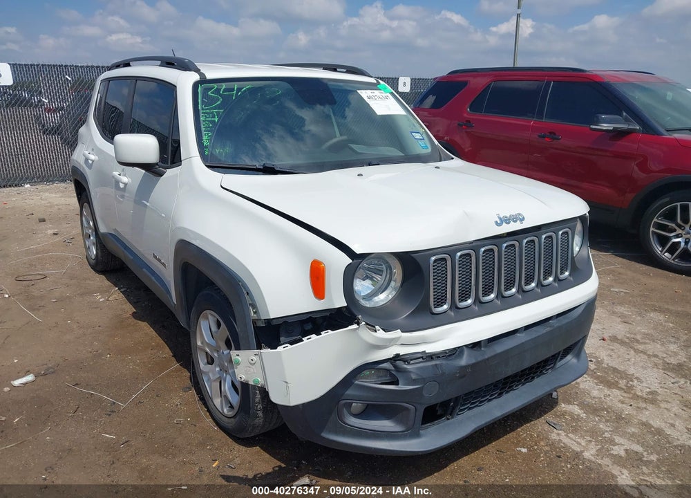 2016 JEEP RENEGADE LATITUDE VIN: ZACCJABT3GPD08744