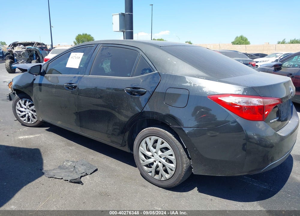 2018 TOYOTA COROLLA LE VIN: 2T1BURHE0JC054875