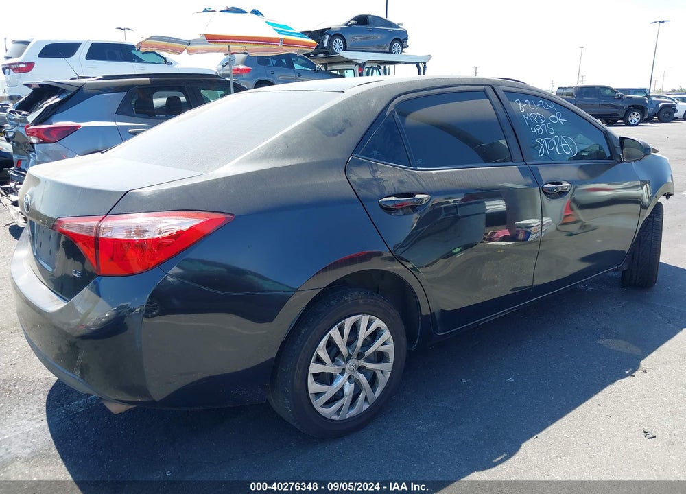 2018 TOYOTA COROLLA LE VIN: 2T1BURHE0JC054875