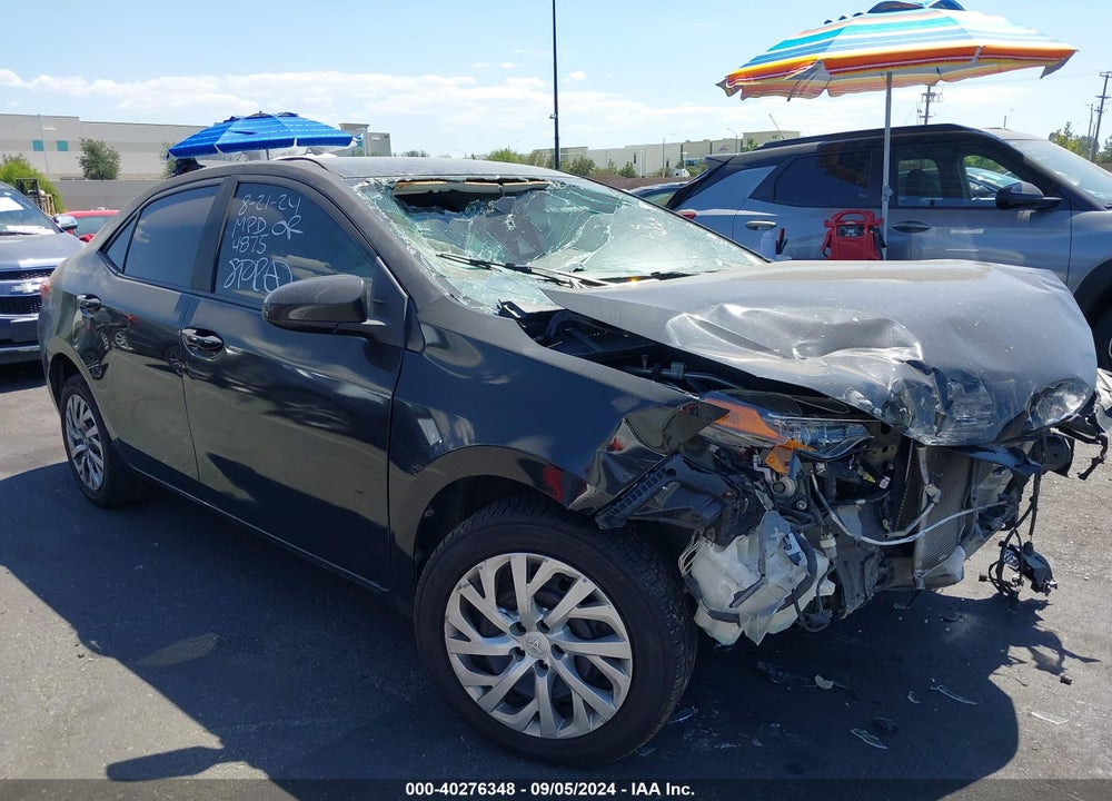 2018 TOYOTA COROLLA LE VIN: 2T1BURHE0JC054875