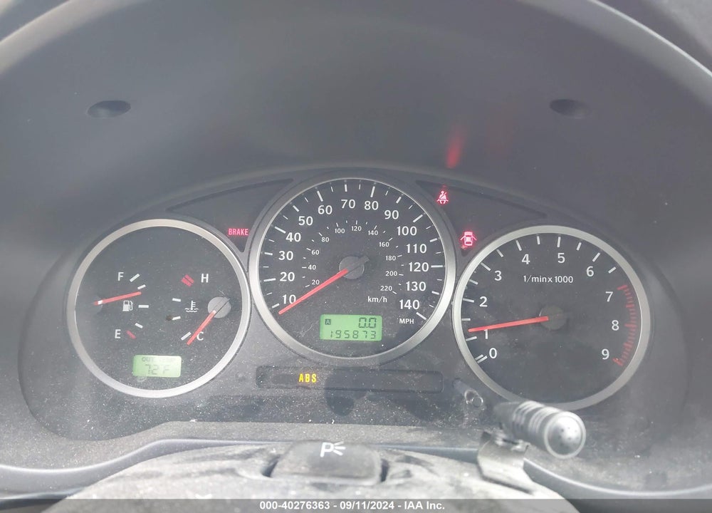 2005 SAAB 9-2X AERO VIN: JF4GG22645G050978
