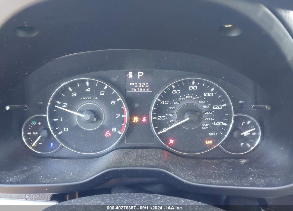 2011 SUBARU OUTBACK 2.5I VIN: 4S4BRBAC6B3328944