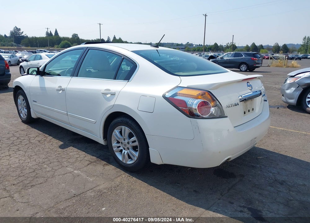 2011 NISSAN ALTIMA HYBRID VIN: 1N4CL2AP9BC113416