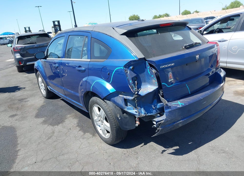2009 DODGE CALIBER SXT VIN: 1B3HB48A09D117456