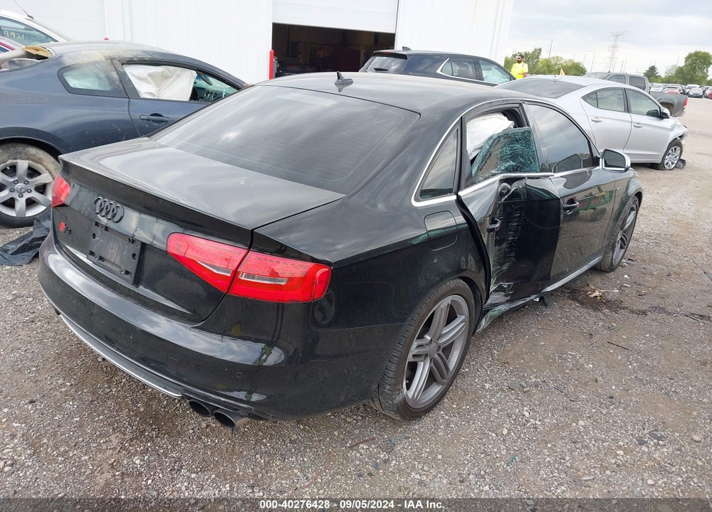 2013 AUDI S4 3.0T PREMIUM PLUS VIN: WAUKGAFL5DA219402