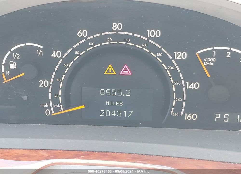 2005 MERCEDES-BENZ S 430 4MATIC VIN: WDBNG83J25A457946