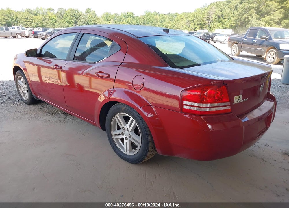 2008 DODGE AVENGER SXT VIN: 1B3LC56RX8N684613