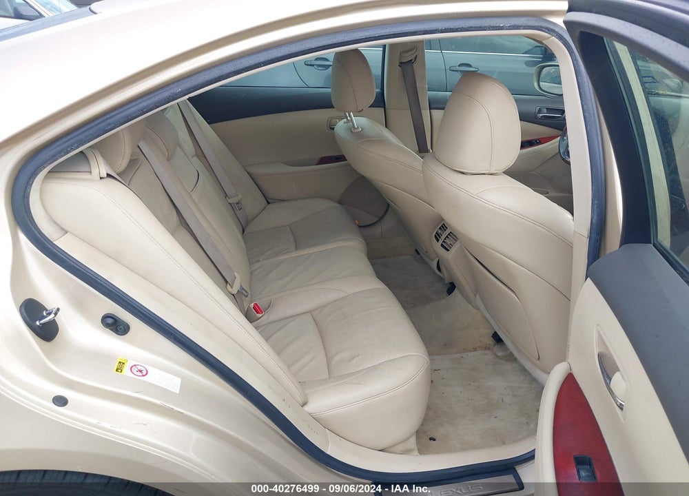 2007 LEXUS ES 350 VIN: JTHBJ46G772040848