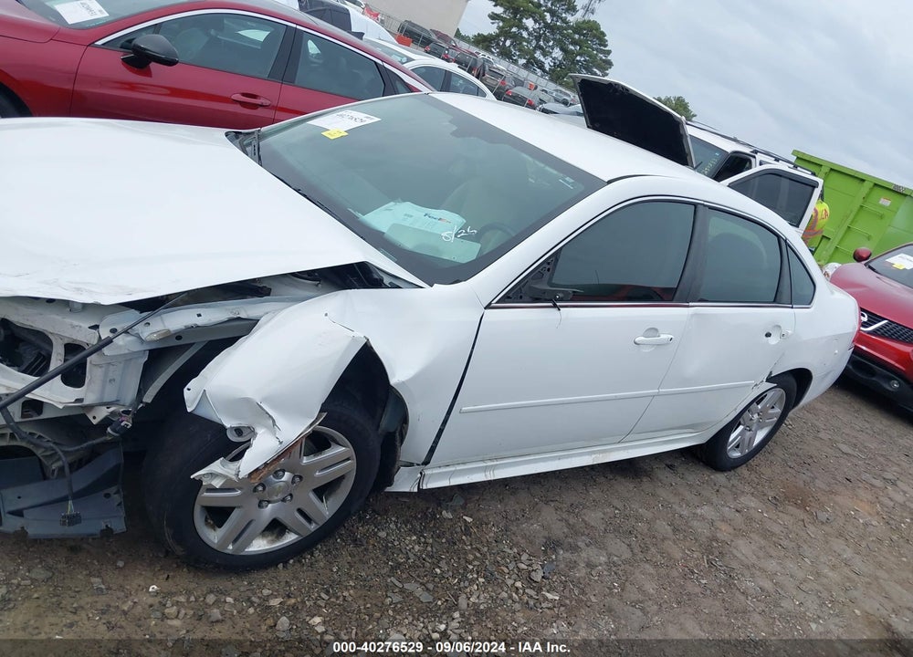 2012 CHEVROLET IMPALA LT VIN: 2G1WG5E30C1295883