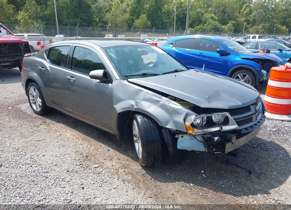 2013 DODGE AVENGER SXT VIN: 1C3CDZCBXDN768181