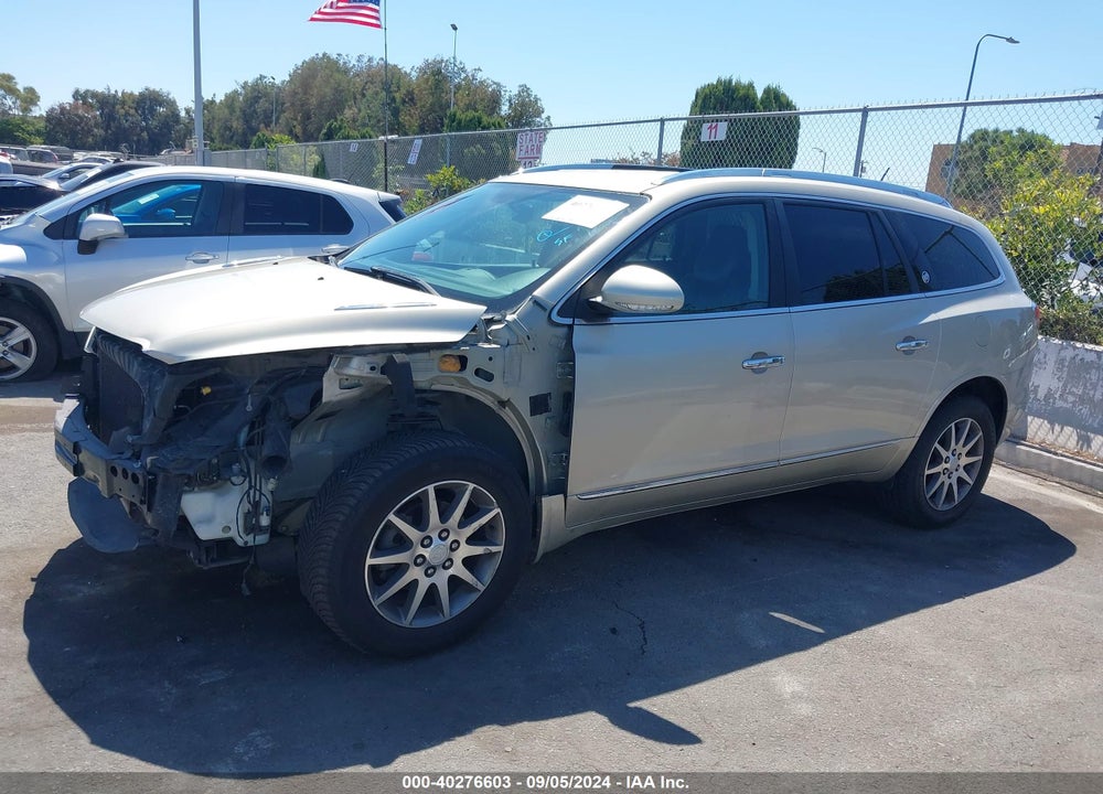 2014 BUICK ENCLAVE LEATHER VIN: 5GAKRBKD3EJ319650