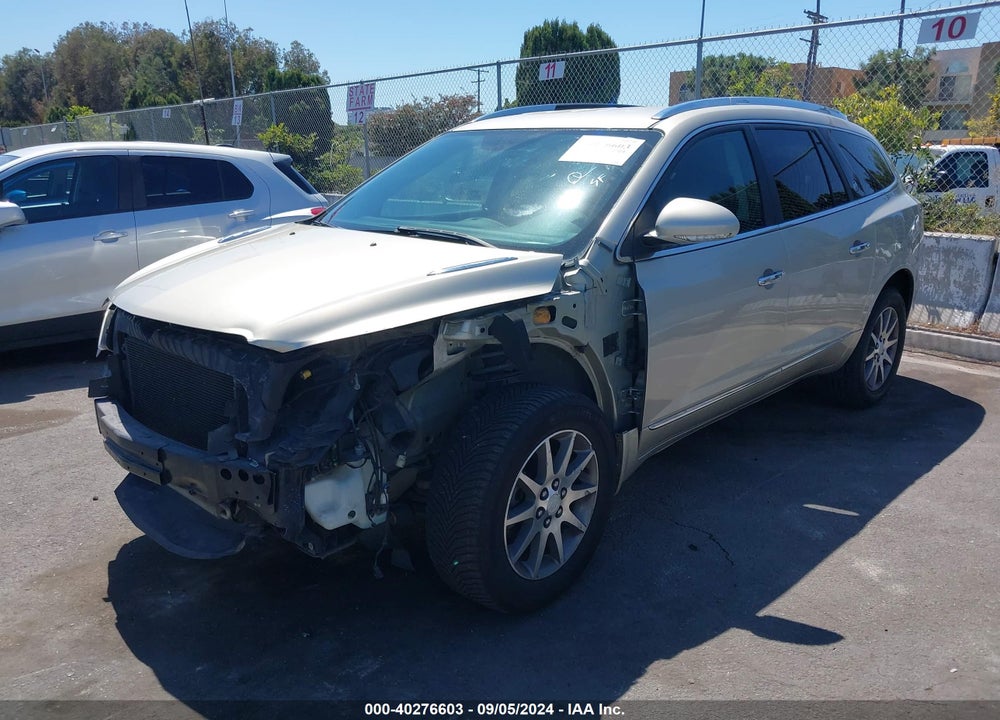 2014 BUICK ENCLAVE LEATHER VIN: 5GAKRBKD3EJ319650