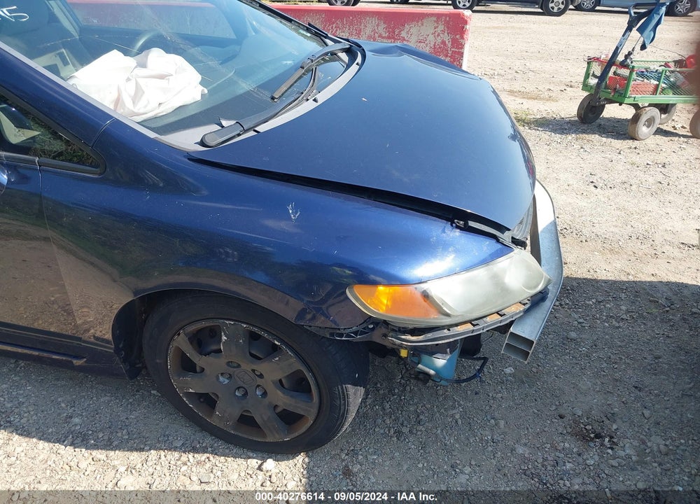 2007 HONDA CIVIC LX VIN: 1HGFA16597L093708
