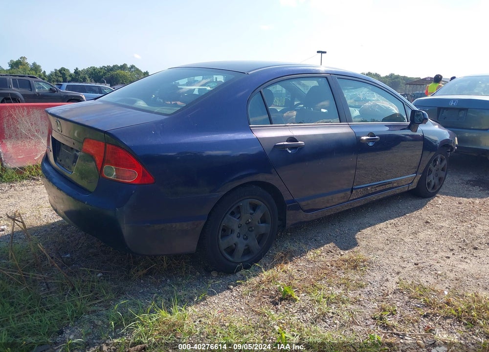 2007 HONDA CIVIC LX VIN: 1HGFA16597L093708