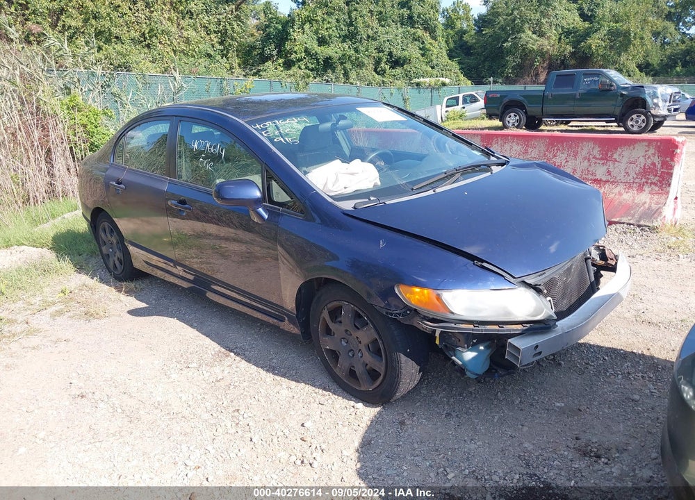 2007 HONDA CIVIC LX VIN: 1HGFA16597L093708