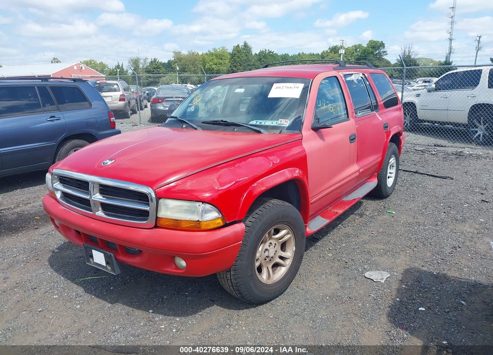 2002 DODGE DURANGO SLT PLUS VIN: 1B4HS58N72F188507