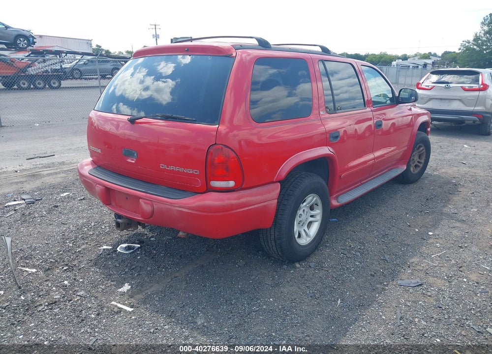 2002 DODGE DURANGO SLT PLUS VIN: 1B4HS58N72F188507