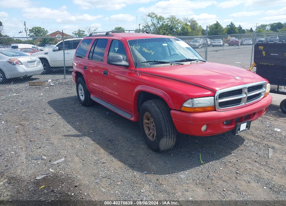 2002 DODGE DURANGO SLT PLUS VIN: 1B4HS58N72F188507