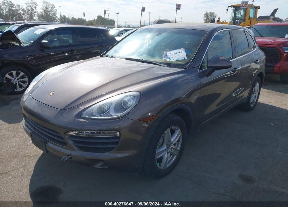 2014 PORSCHE CAYENNE HYBRID S VIN: WP1AE2A2XELA51429