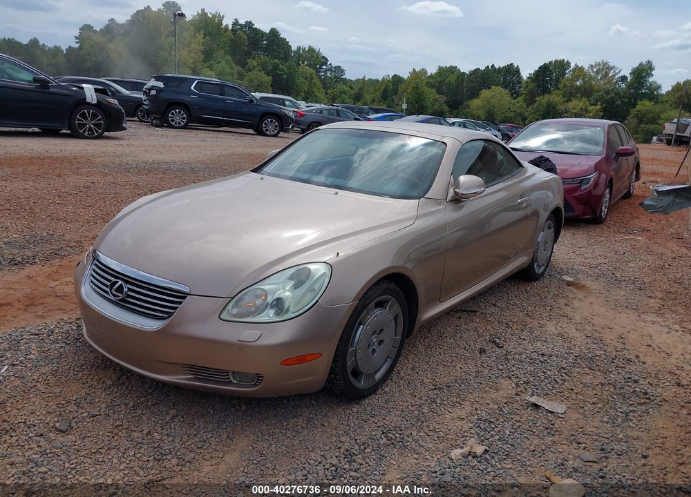 2004 LEXUS SC 430 VIN: JTHFN48Y540058283