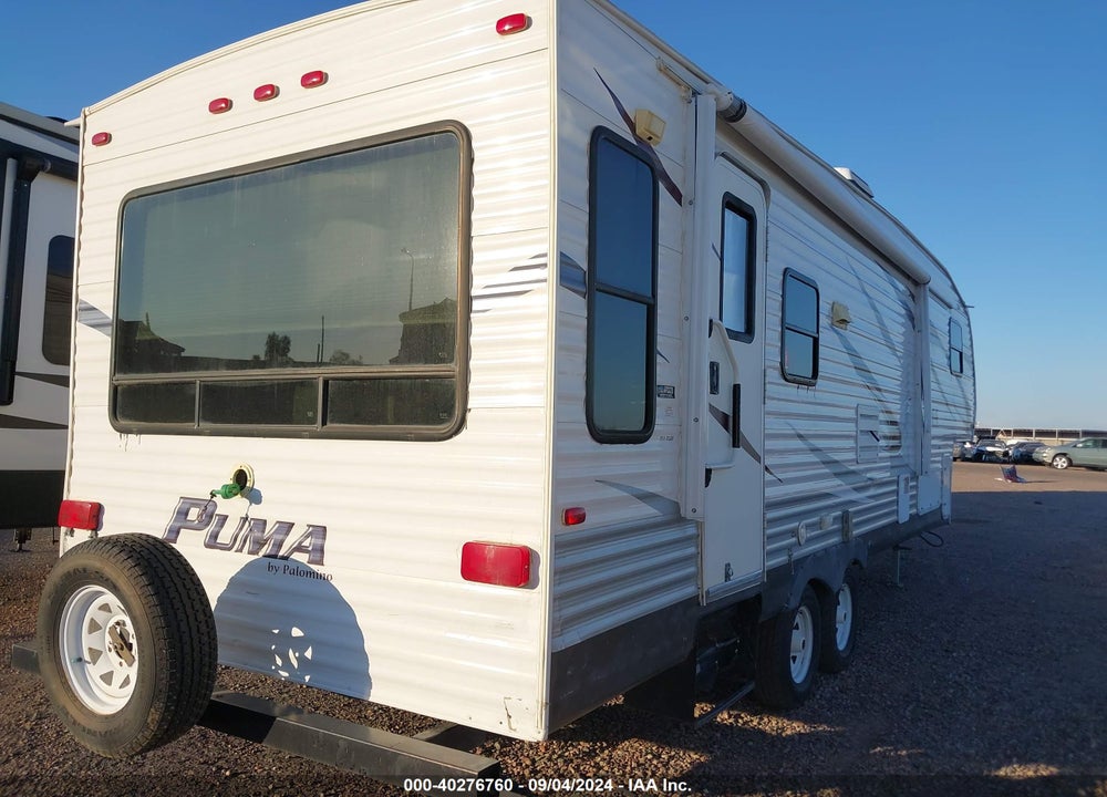 2012 PALOMINO TRAILER VIN: 4X4FPUD28CP037912