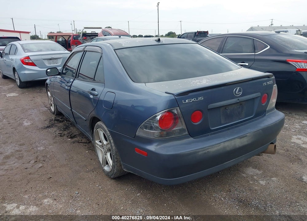 2004 LEXUS IS 300 VIN: JTHBD192840094186