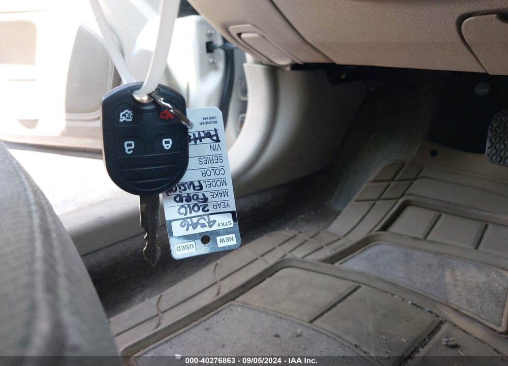 2010 FORD FUSION S VIN: 3FAHP0GA5AR180581