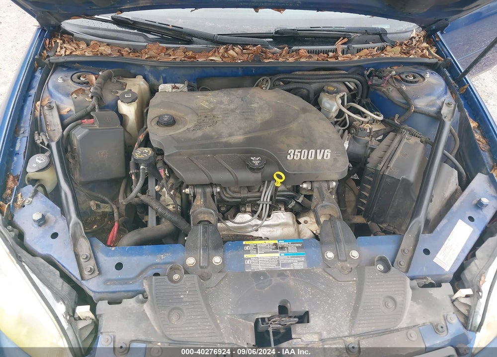 2006 CHEVROLET IMPALA LT VIN: 2G1WT58KX69355625