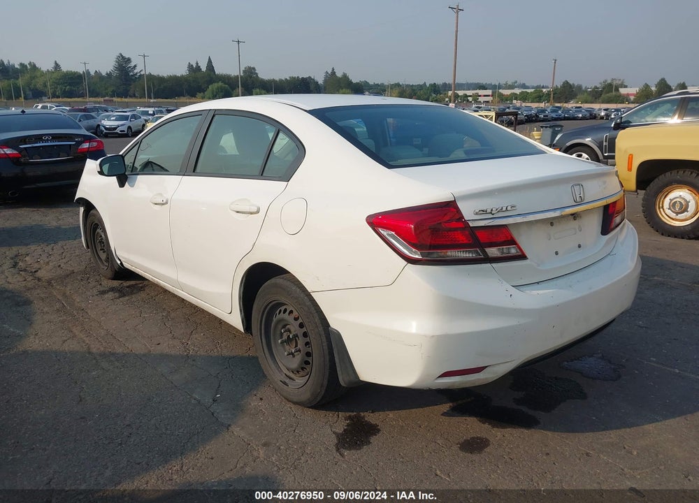 2014 HONDA CIVIC LX VIN: 19XFB2F58EE046130