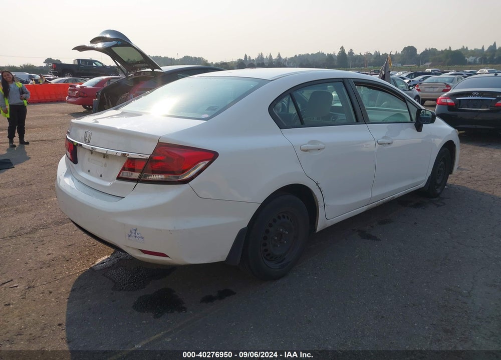 2014 HONDA CIVIC LX VIN: 19XFB2F58EE046130