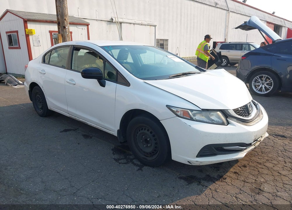 2014 HONDA CIVIC LX VIN: 19XFB2F58EE046130