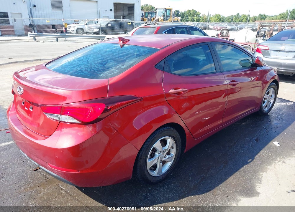 2014 HYUNDAI ELANTRA SE VIN: 5NPDH4AE5EH546377