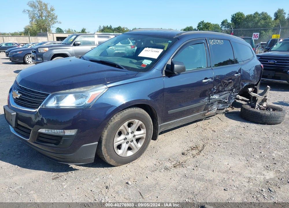 2015 CHEVROLET TRAVERSE LS VIN: 1GNKRFED2FJ145337