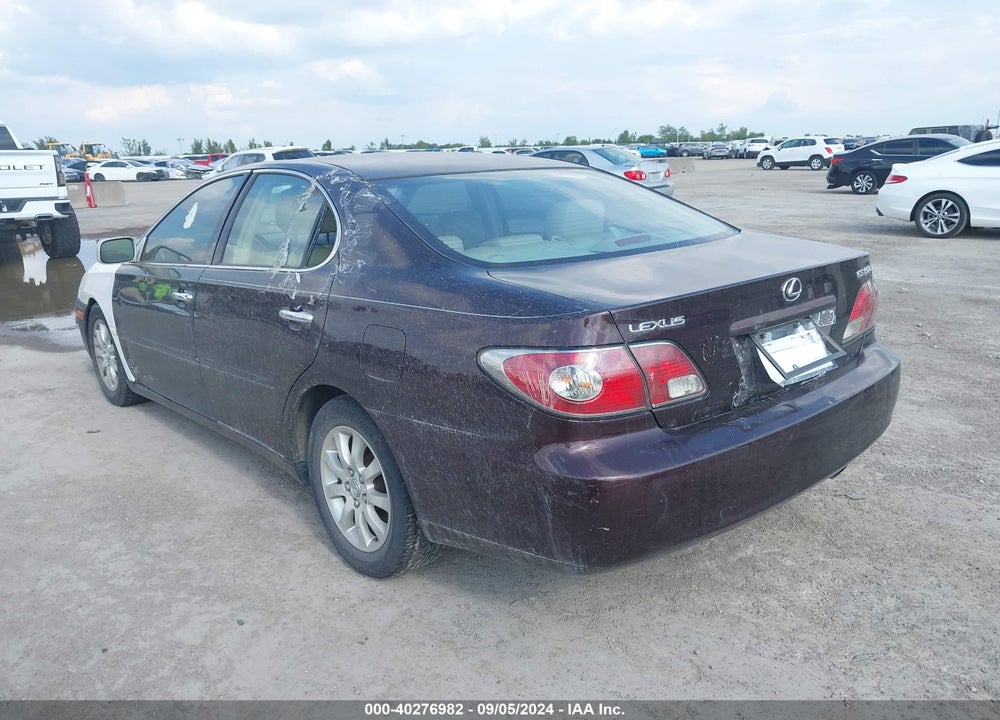 2003 LEXUS ES 300 VIN: JTHBF30G230089921