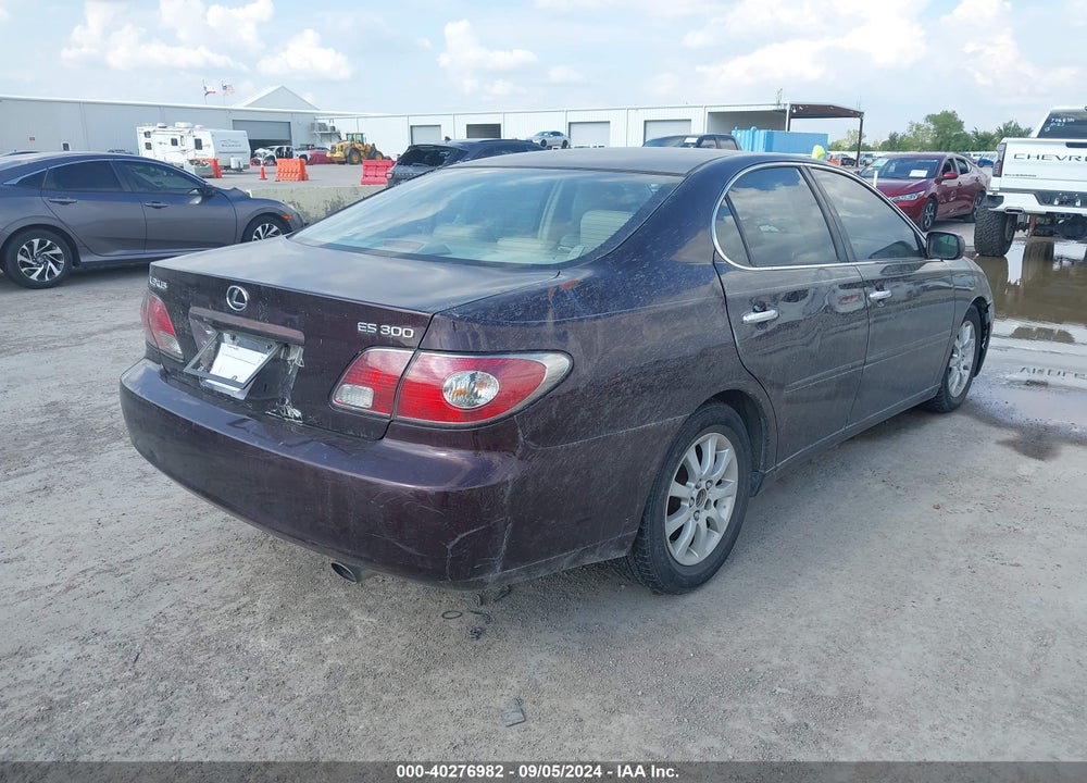 2003 LEXUS ES 300 VIN: JTHBF30G230089921