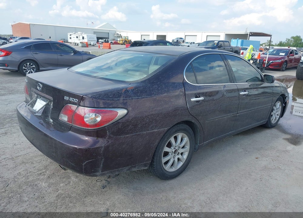 2003 LEXUS ES 300 VIN: JTHBF30G230089921