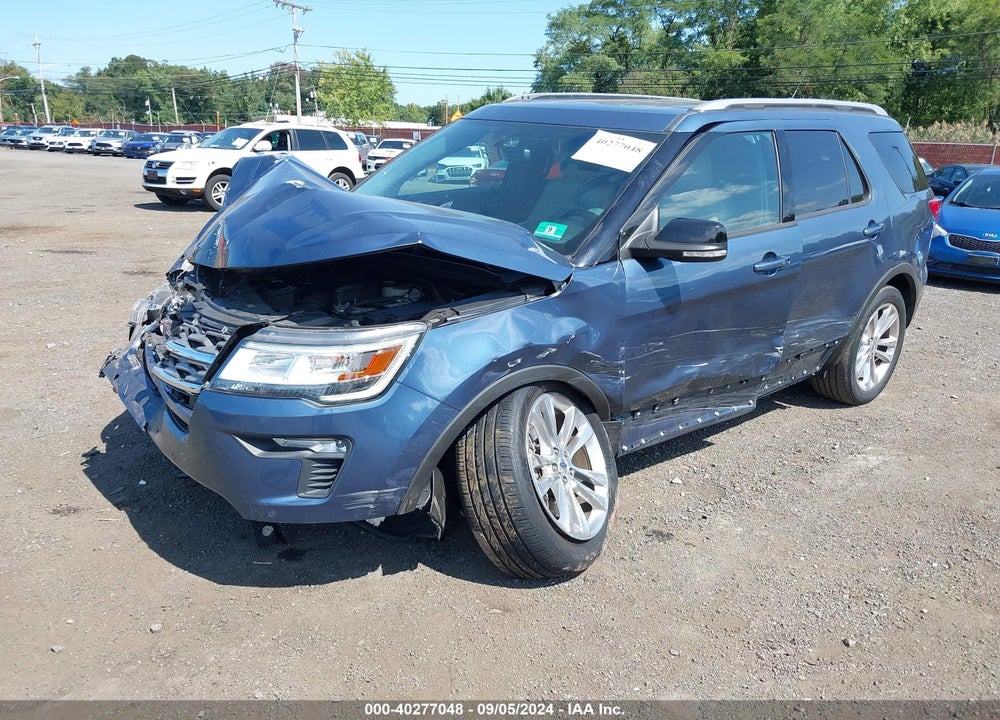 2018 FORD EXPLORER XLT VIN: 1FM5K8D87JGB96196