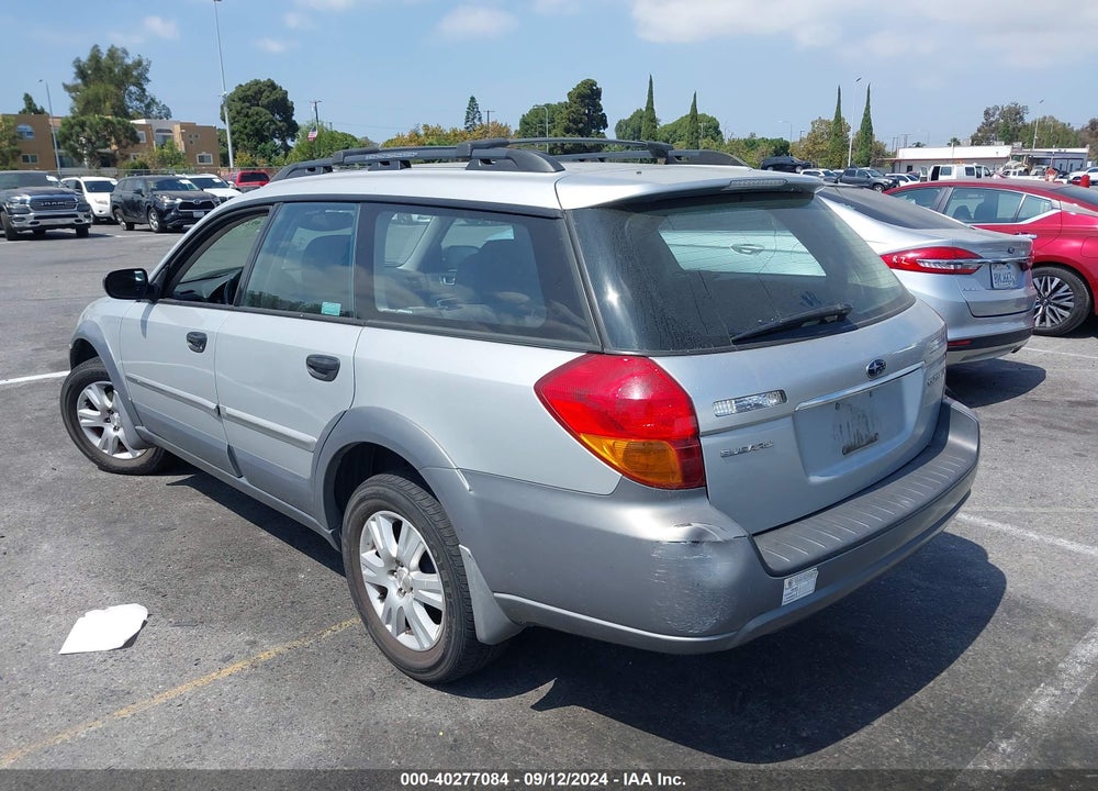 2005 SUBARU OUTBACK 2.5I VIN: 4S4BP61C757354205
