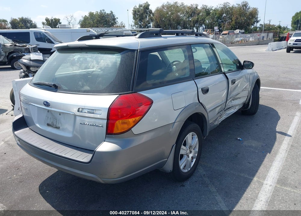 2005 SUBARU OUTBACK 2.5I VIN: 4S4BP61C757354205