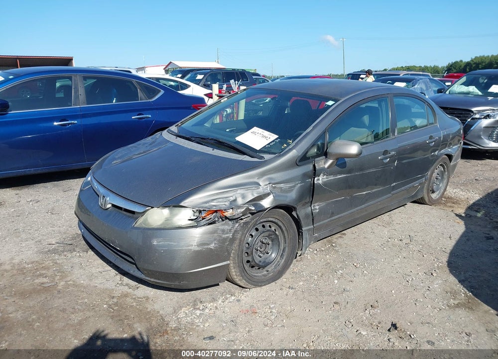 2007 HONDA CIVIC LX VIN: 2HGFA16597H315967