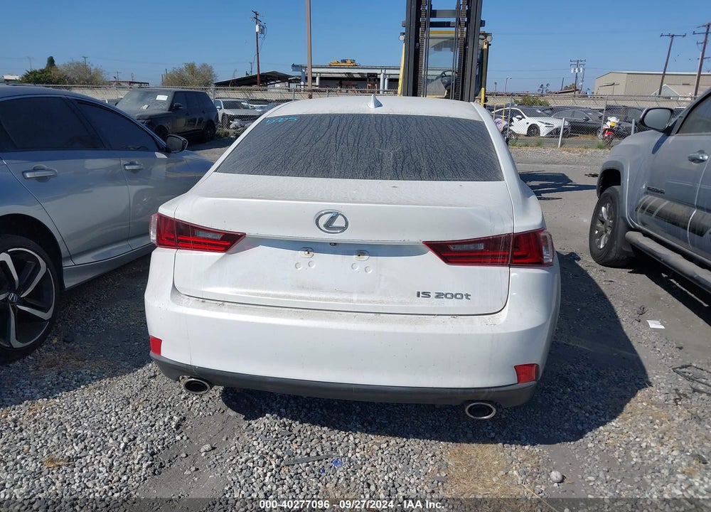 2016 LEXUS IS 200T VIN: JTHBA1D23G5036901