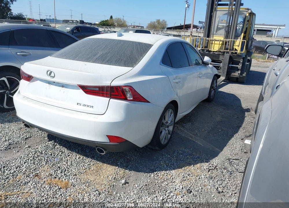 2016 LEXUS IS 200T VIN: JTHBA1D23G5036901